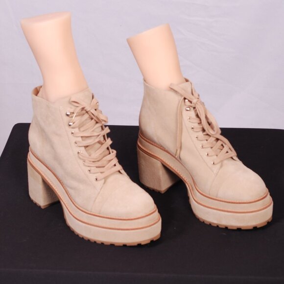 NWOT Cult Gaia Suede Combat Boots, Sz - 40 - Picture 4 of 7